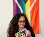 Melanie Nathan via gay flag of south africa