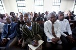 David Kato in Court Defeating Giles Muhame and Rolling Stone soon before his murder.