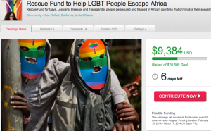 http://www.indiegogo.com/projects/rescue-fund-to-help-lgbt-people-escape-africa/x/6400968
