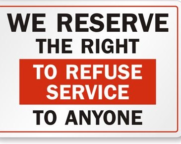 Right-to-Refuse-Service
