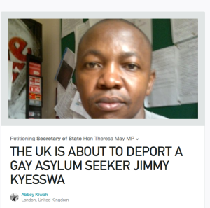 THE UK IS ABOUT TO DEPORT A GAY ASYLUM SEEKER JIMMY KYESSWA