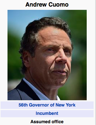 Gov cuomo New York Governor
